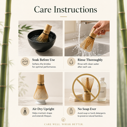 Matcha Whisk + Chashaku